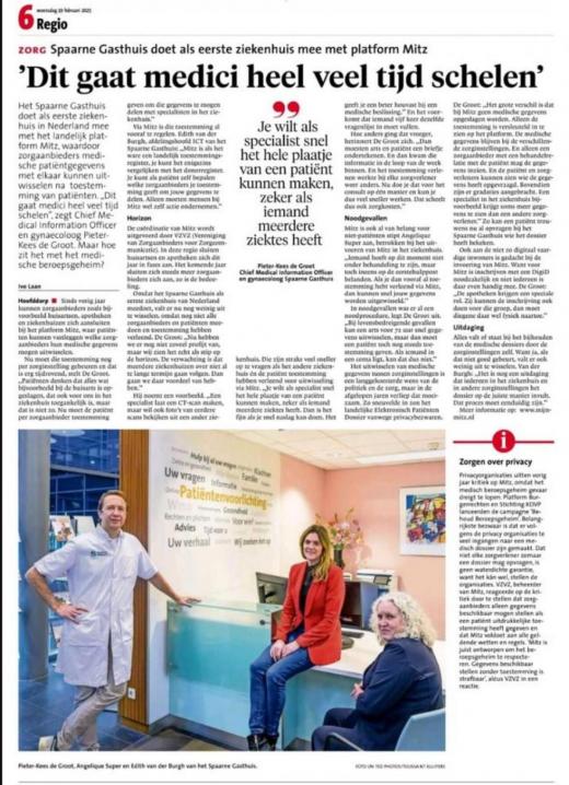 Artikel en interview Haarlems Dagblad